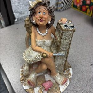 Vintage Guardian Grannies & Friends Babs Angel by RAZ Figurine Doug Harris 1998